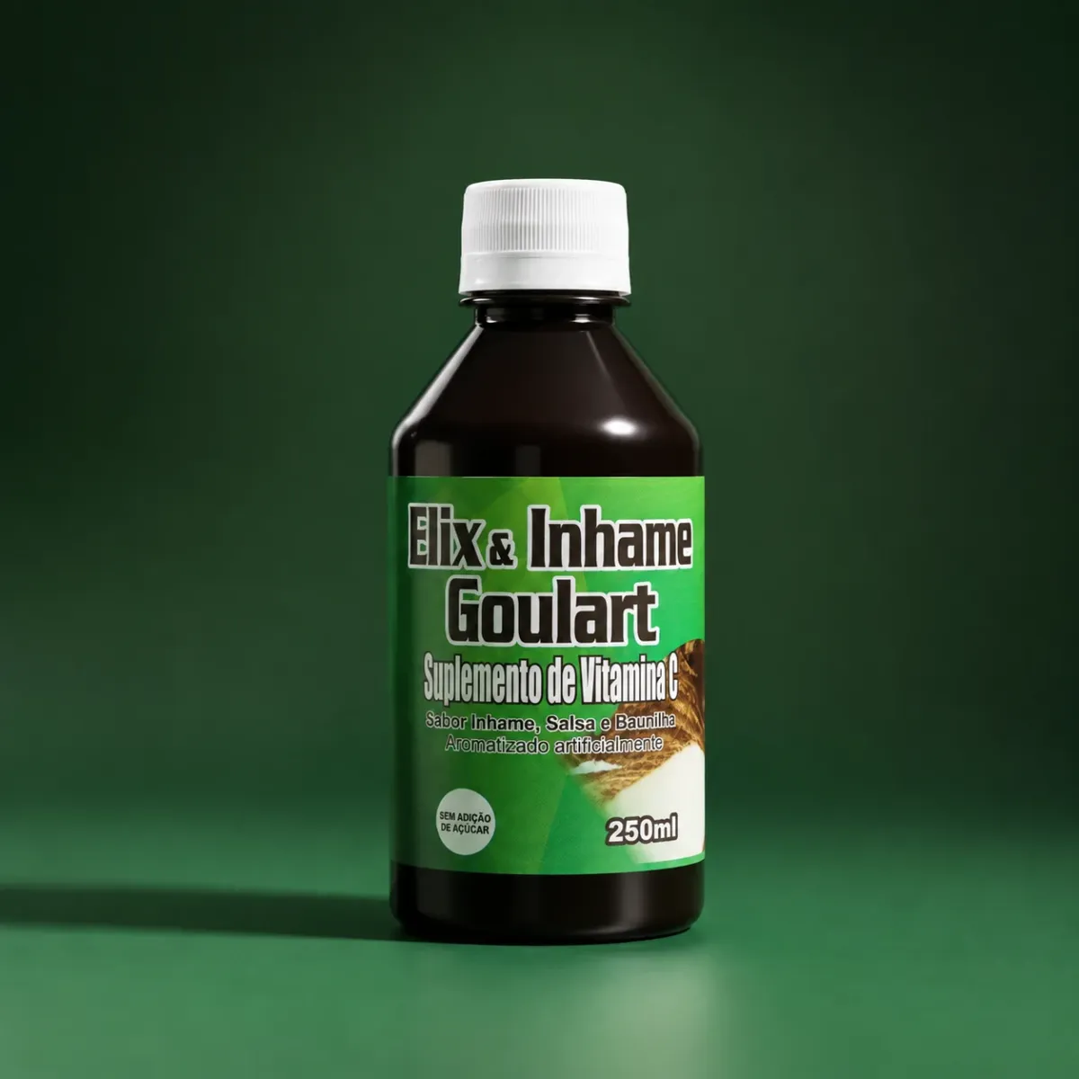 Frasco do Elix & Inhame Goulart em destaque